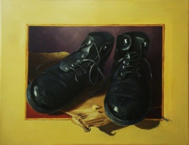 Картина под названием "Two Lovers" - Nino Dobrosavljevic, Подлинное произведение искусства, Масло