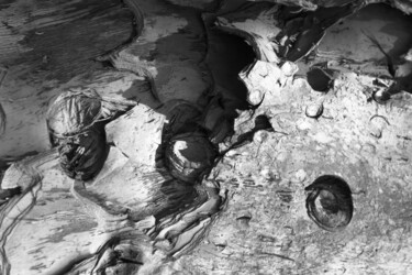 Fotografia intitulada "cratera- pareidolia." por Nino Rocha Fotografia, Obras de arte originais, Fotografia digital