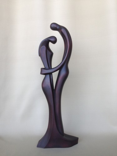 Sculpture titled "love" by Nino Tsiklauri, Original Artwork, Wood