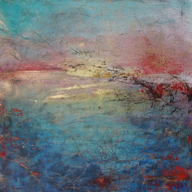 Malerei mit dem Titel "landscape" von Nino Anin, Original-Kunstwerk, Acryl