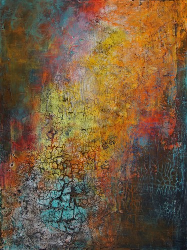 Malerei mit dem Titel "stardust" von Nino Anin, Original-Kunstwerk, Acryl