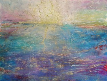 Malerei mit dem Titel "landscape" von Nino Anin, Original-Kunstwerk, Acryl