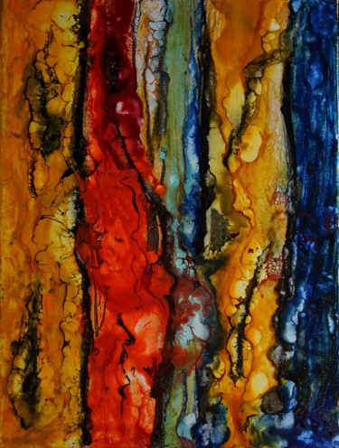 Malerei mit dem Titel "colours" von Nino Anin, Original-Kunstwerk, Andere