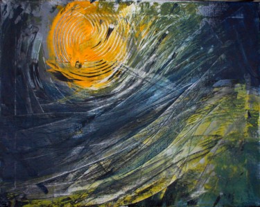 Malerei mit dem Titel "magic light" von Nino Anin, Original-Kunstwerk, Acryl