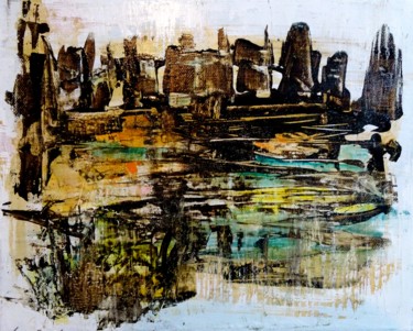 Malerei mit dem Titel "landscape" von Nino Anin, Original-Kunstwerk, Andere