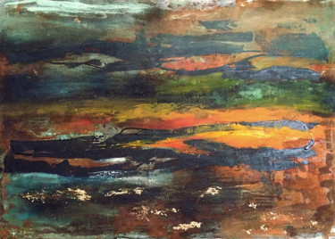 Malerei mit dem Titel "landscape" von Nino Anin, Original-Kunstwerk, Andere