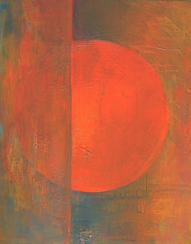 Pittura intitolato "the sun" da Nino Anin, Opera d'arte originale, Acrilico