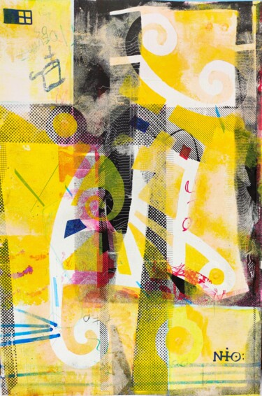 Malarstwo zatytułowany „niotype 13” autorstwa Nio, Oryginalna praca, Farba w spray'u