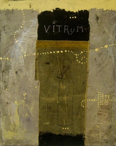 Peinture intitulée "vitrum" par Nio, Œuvre d'art originale, Acrylique