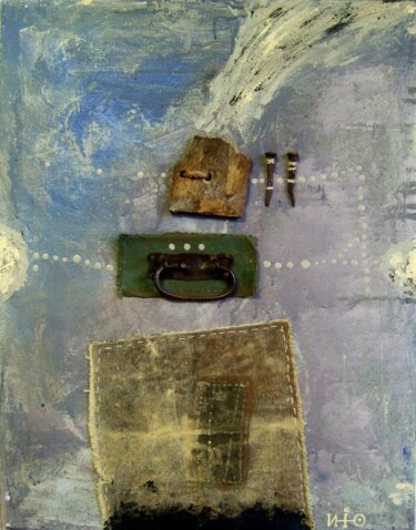 Картина под названием "back to home" - Nio, Подлинное произведение искусства, Масло