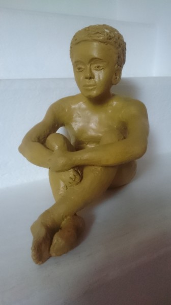 Sculpture titled "Dalton" by Chrysanthou, Original Artwork, Clay