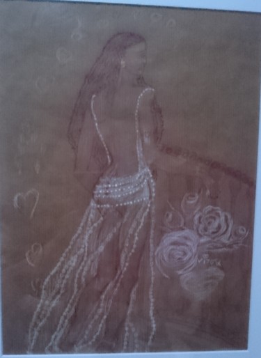 Painting titled "Transparence" by Chrysanthou, Original Artwork, Pencil