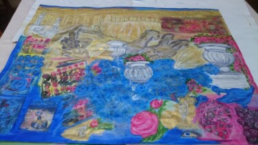 Painting titled "Versailles" by Chrysanthou, Original Artwork, Gouache
