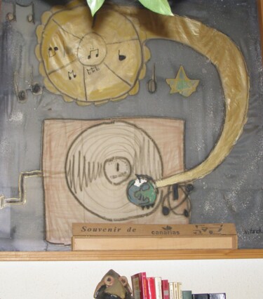 Fotografia zatytułowany „grammophon” autorstwa Nitsche Joerg, Oryginalna praca, Fotografia cyfrowa