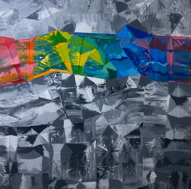 Peinture intitulée "Colour of love" par Nivas Kanhere, Œuvre d'art originale, Huile