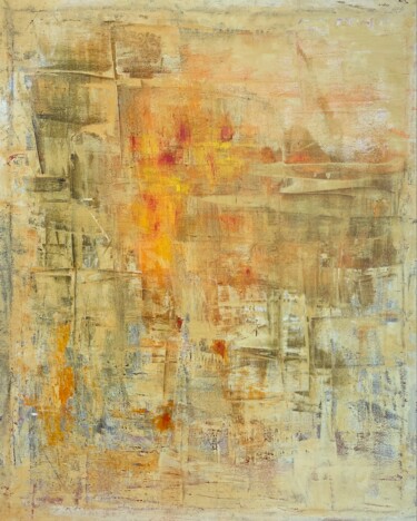 Pintura intitulada "Abstract-175" por Nivas Kanhere, Obras de arte originais, Acrílico