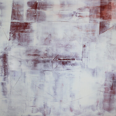 Peinture intitulée "Abstract-191 Hidden…" par Nivas Kanhere, Œuvre d'art originale, Huile