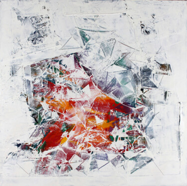 Pittura intitolato "Abstract-197" da Nivas Kanhere, Opera d'arte originale, Olio