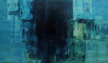 Peinture intitulée "Abstract-200" par Nivas Kanhere, Œuvre d'art originale, Huile