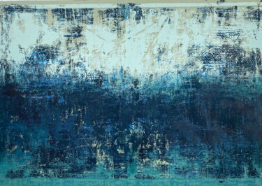 Malerei mit dem Titel "Abstract-226, Deep…" von Nivas Kanhere, Original-Kunstwerk, Acryl