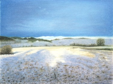 Dessin intitulée "STILLNESS" par Nives Palmić, Œuvre d'art originale, Pastel