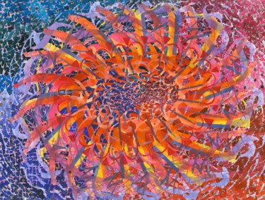 Картина под названием "DESIRE Colored Inks…" - Nives Palmić, Подлинное произведение искусства, Чернила