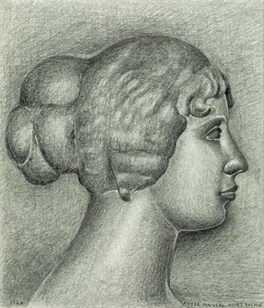 Dessin intitulée "STUDY AFTER FRENCH…" par Nives Palmić, Œuvre d'art originale, Graphite