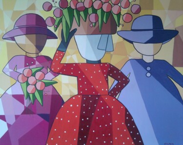 "Florista" başlıklı Tablo Nívia Muniz tarafından, Orijinal sanat