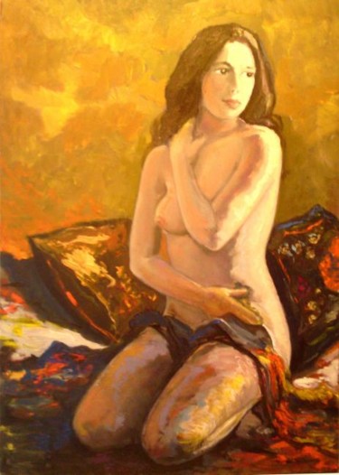 Malerei mit dem Titel "HAREM 2" von Nina Art, Original-Kunstwerk