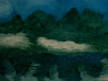 Peinture intitulée "mer-et-ciel-huile-3…" par Nizard Dominique, Œuvre d'art originale, Huile