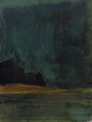 Картина под названием "ombre" - Nizard Dominique, Подлинное произведение искусства, Акварель