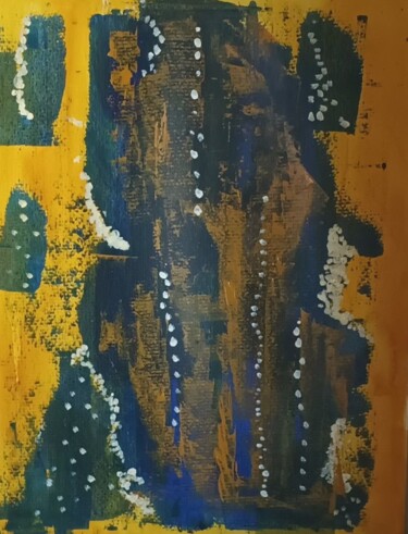 Malarstwo zatytułowany „batik 2” autorstwa Nizard Dominique, Oryginalna praca, Akryl