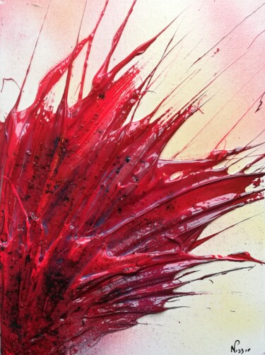 Peinture intitulée "Passion secrète." par Fred Saruggia, Œuvre d'art originale, Acrylique