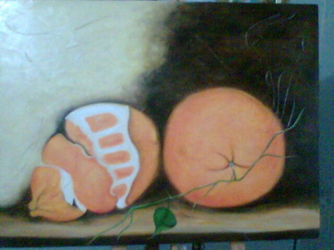 Pintura intitulada "laranjas" por Njacques, Obras de arte originais