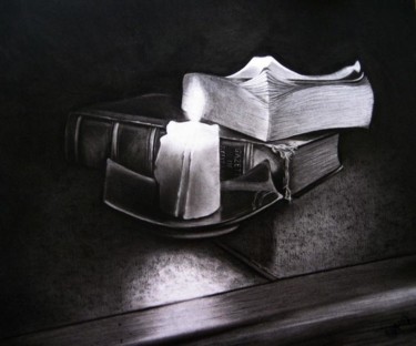 Drawing titled "Still Life With Can…" by Nichola Martin, Original Artwork
