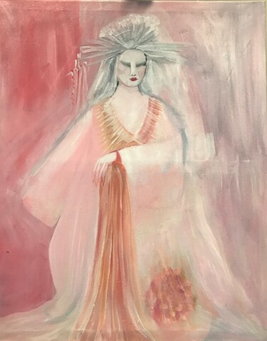 Peinture intitulée "Icee Maiden" par Njoy, Œuvre d'art originale, Huile