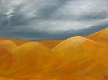 Картина под названием "Sands I" - Njoy, Подлинное произведение искусства, Масло