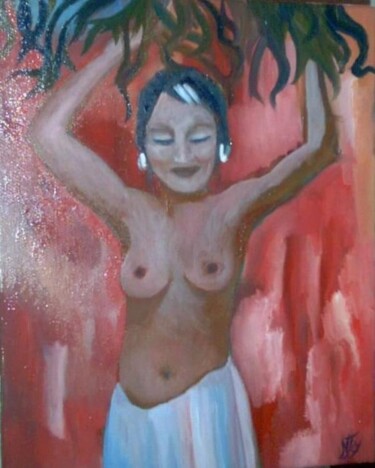 Painting titled ""La Meduse"  Dancin…" by Njoy, Original Artwork, Oil