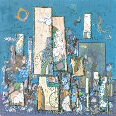 Картина под названием "The solitaire" - Igor Tapilin, Подлинное произведение искусства, Масло Установлен на Деревянная рама…