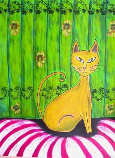 Painting titled "Princesse Tiny" by Nathyse, Original Artwork, Acrylic