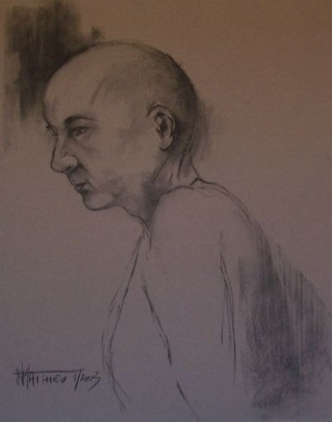 Drawing titled "Portrait of a young…" by N.M.Mathieu, Original Artwork, Other