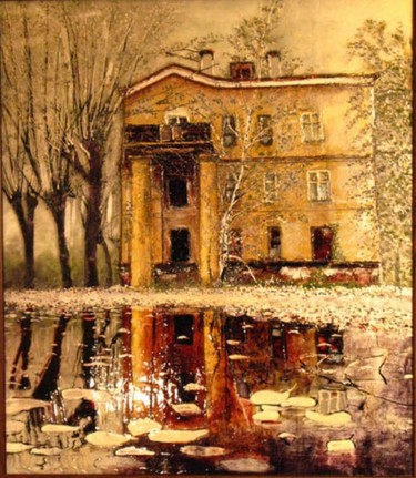 Sculpture titled "Old House" by Nell Amelkova, Original Artwork