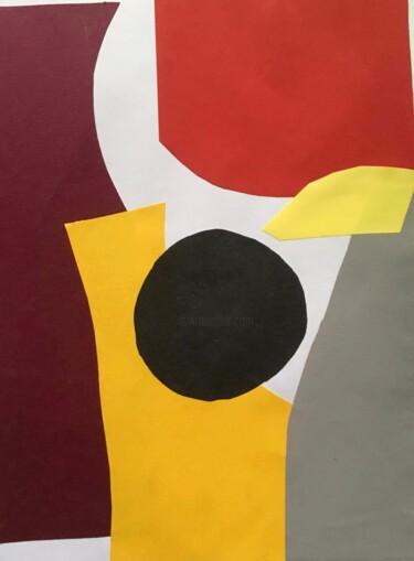 Collagen mit dem Titel "abstract" von Noah Miles, Original-Kunstwerk, Collagen