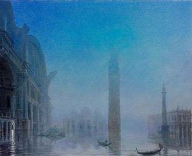 Рисунок под названием "Венеция.Утро." - Андрей Ноаров, Подлинное произведение искусства