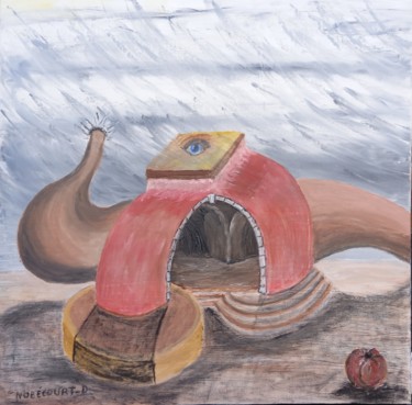 Pintura titulada "Le choix" por Daniel Nobécourt, Obra de arte original, Oleo Montado en Bastidor de camilla de madera