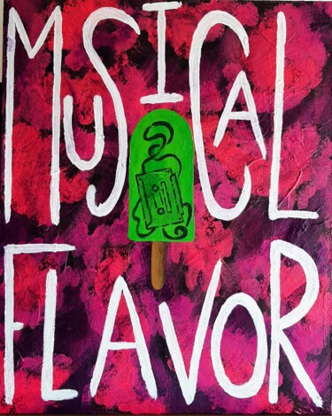Painting titled "Musical Flavour" by Noceda, Original Artwork, Acrylic