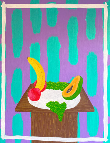 Картина под названием "Fruits_v1" - Noceda, Подлинное произведение искусства, Акрил
