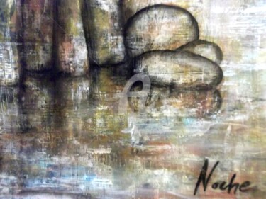 Peinture intitulée "Les galettes" par Noche, Œuvre d'art originale, Acrylique