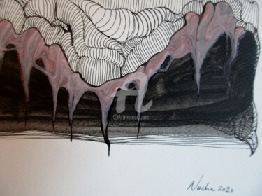 Malarstwo zatytułowany „graisse” autorstwa Noche, Oryginalna praca, Akryl