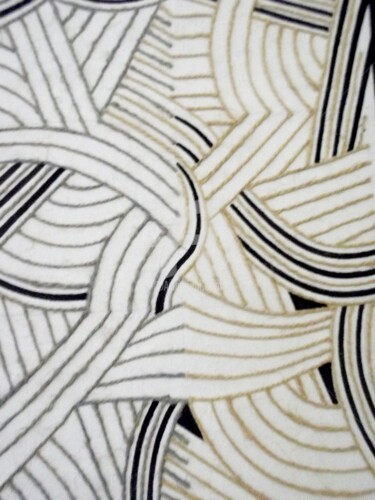 ""Rivière"" başlıklı Tekstil Sanatı Noche tarafından, Orijinal sanat, Nakış